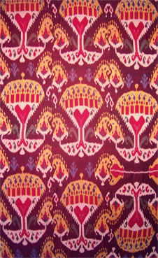 Ikat in seta Uzbeckistan