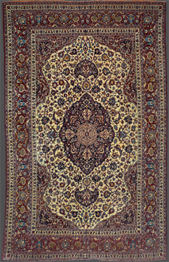 Isfahan (trama ed ordito in cottone Zafferani)